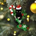 2D Acrylic Christmas Animal Ornaments Cute Cartoon Designs for Holiday