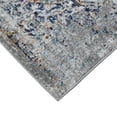 thumbnail image 6 of Luxee Designs Montana 2x3 Area Rug, Durable Low - Pile Medallion Pattern Indoor Rugs for Living Room, Bedroom, Kitchen, Office, High Traffic Area - Gray/Blue, 6 of 10