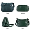 thumbnail image 3 of ELDA Bolsos cruzados para mujer, bolsos de bolsillo, bolsos y bolsos de cuero PU suave, bolso de hombro con múltiples bolsillos, 3 of 5