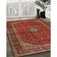 thumbnail image 2 of Ahgly Company Indoor Rectangle Traditional Rust Pink Medallion Area Rugs, 2' x 5', 2 of 6