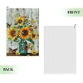 thumbnail image 2 of ONETECH Sunflowers Butterflies Golf Towel Super Absorbent Microfiber 2PC, 2 of 7