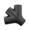 thumbnail image 5 of DCT Woodworking 3-Way Dust Collection Junction 4” Inch Hose Coupler Y Fitting, 5 of 7