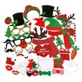 thumbnail image 5 of GOOHOCHY Merry Christmas Photo Props Kit 38 Assorted Booth Props on Sticks for Celebrations, 5 of 8