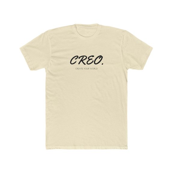 Creo "Create your World"Men's Cotton Crew Tee