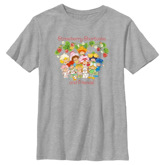 Boy's Strawberry Shortcake Happy Friendship  Graphic T-Shirt