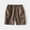 Coffee, variant on Ovbmpzd Cargo Shorts for Girls Green Cotton Solid Elastic Waist Pockets Shorts Pants for Infants 4-5 Years