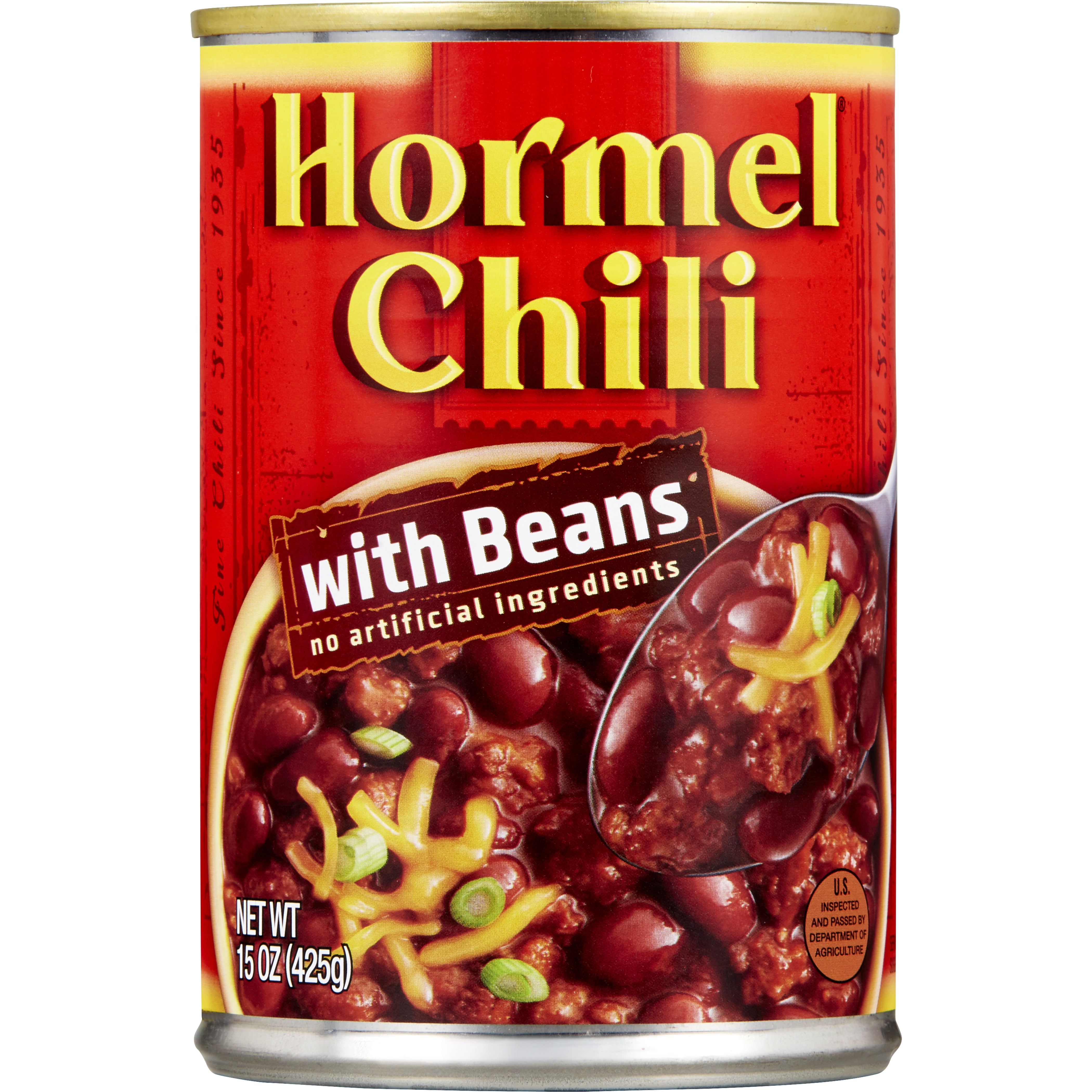 Hormel Chili With Beans, 15 Ounce can