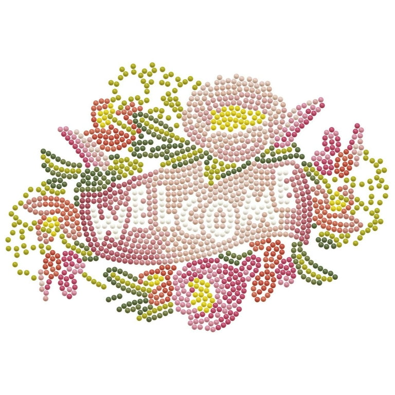 DIAMOND DOTZ® Welcome Wall Plaque Diamond Painting Kit - Walmart.com
