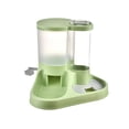 thumbnail image 1 of Dispensador de agua y comida para mascotas, dispensador de agua y comida para gatos con autoalimentación, ligero, integrado para RV, varias mascotas e verde, 1 of 8