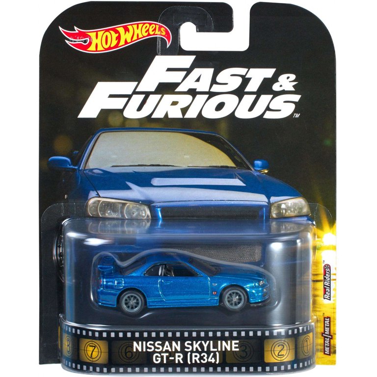 Fast & Furious Nissan Skyline GT-R (R34) - Walmart.com