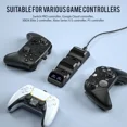 thumbnail image 4 of Switch Controller Charger, Fast Charging Dock for Switch Pro Controller, Xbox Series X/S, PS5, and Type-C Gamepads Dual Charger Station with LED Indicators, and Type-C Adapter, 4 of 7