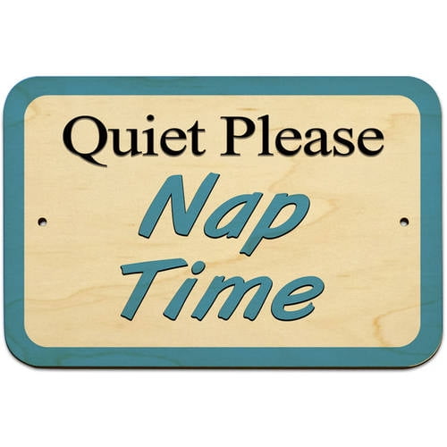 Quiet Please Nap Time Sign - Walmart.com