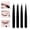 A,B, variant on Betivan Tweezers Set 4-Piece - Professional Stainless Steel Tweezers Best Precision Tweezer for Eyebrows, Splinter & Ingrown Hair Removal (Black)