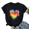 thumbnail image 2 of Cute Crop Tops for Women Plus Size Tshirts Shirts Graphic Vintage Rock Generic Womens Tops, 2 of 3