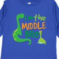thumbnail image 4 of Inktastic Middle Brother Boy Dinosaur Announcement Boys Long Sleeve Toddler T-Shirt, 4 of 5