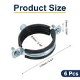 thumbnail image 2 of 6 Pack Split Ring Pipe Hanger, 63mm/2.5inch Adjustable Pipe Bracket Clamp, 2 of 6