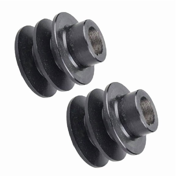 2pcs 19mm/20mm Bore Belt Pulley Double Grooves Pulley A Belt for 168F 170F