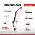 thumbnail image 3 of Open Box Genesis Archery Original Compound Bow, Left Handed, Purple, 3 of 11
