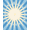 Blue, Pattern 1, variant on ODIKA 4'x6' Machine Washable Non-Slip Area Rug, Contemporary Faded Sunburst Radial Artistic Watercolor Inspired High Traffic Rug, Blue, 657801