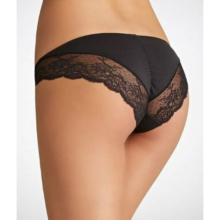Women's Lace Back Tanga Lingerie Underwear - Auden™ Black XXL