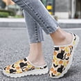 thumbnail image 4 of POLERO Moon Bat and Cat Mules Shoes Women's Backless Walking Sneakers Garden Clogs Slip-on Loafers Shoes Open Back Close Toe Slippers Halloween Holiday Footwear, 4 of 7