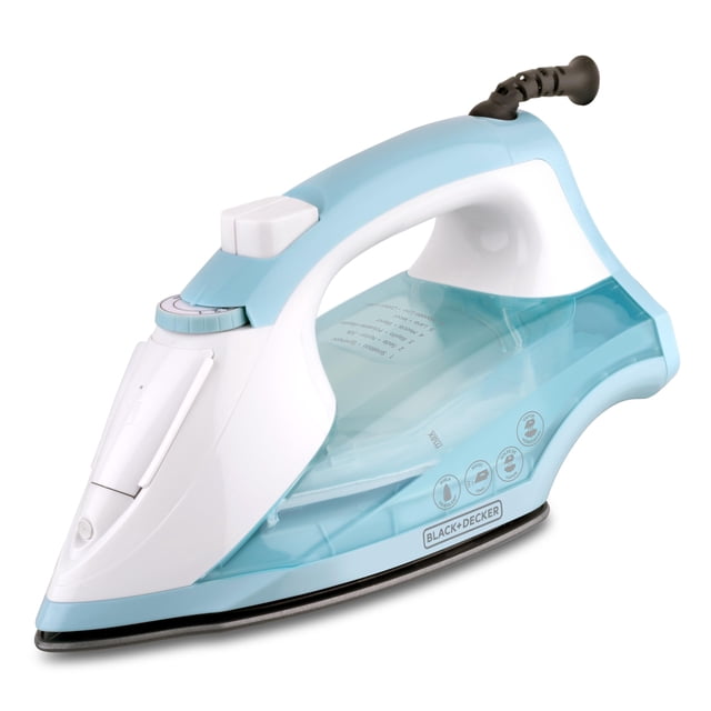 Black+Decker Plancha de Vapor Light 'N Easy 1200W con Regulación Automática de Vapor y Cable Giratorio 360°, IR1845