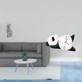 thumbnail image 2 of Escultura de resina de gato y panda, adorno decorativo coleccionable, moderno, bonito, con forma de animal, resistente y práctico, reloj de pared de e, 2 of 8