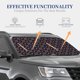 thumbnail image 4 of Fotbe Vinyl Records Musical Notes Juego de 2 Piezas de Parasoles para Parabrisas | Bloqueador Solar para Auto | Accesorios Plegables para Protección Solar Interior-Large, 4 of 6