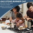 thumbnail image 7 of Uxcell 1Pcs Gas Stove Burner Cap, 75mm / 2.95 Inch Concave Metal Cooker Hat Replacement Burner Crown Flame Cap Cover for Stove Oven Surface Burner Cap, Black, 7 of 7