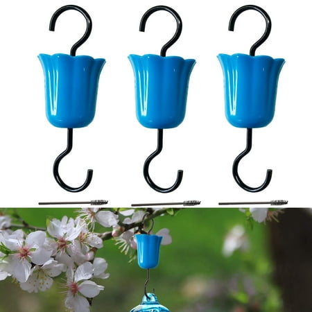 

Iheaun Moat Plastic No Leak Outdoors Hummingbird Bird Feeders Hook Hummingbird Feeder Bird Feeder
