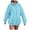Light Blue, variant on larppty Oversized Hoodies for Women 2025 Cute Hoodie Pullover Plain Basic Soft Sweatshirts Y2K Tops Fall Winter Outfits Hot Pink, XS