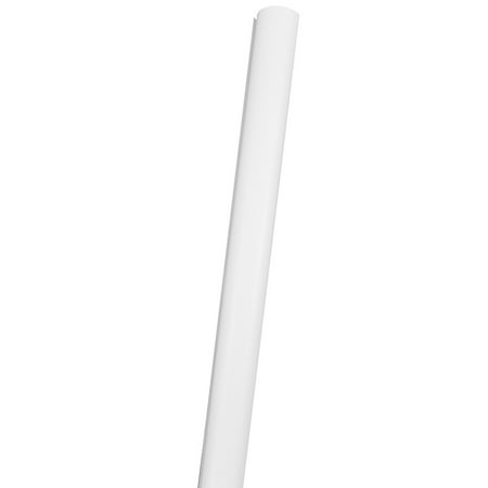 Plastic Wrapping Paper JAM Paper Solid Color Wrapping Paper, 12.5 Sq Ft, White, Glossy Wrapping Paper Roll, Sold Individually ()