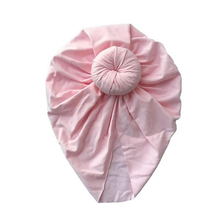 

Baby Turban Cotton Baby Beanie Hat Comfortable Baby Color Cap Donut Bandana Hat Baby Breathable Hat Infant Headdress for Baby Toddler Infant