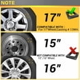 thumbnail image 2 of Front Left & Right Brake Caliper For 2003-2009 GX470 2003-2009 4Runner 17" Wheel, 2 of 6