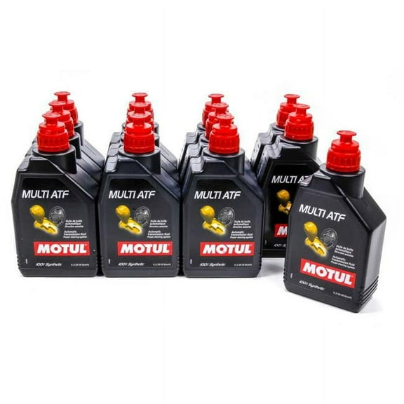 Motul USA  Synthetic ATF Transmission Fluid - 1 Liter - Set of 12