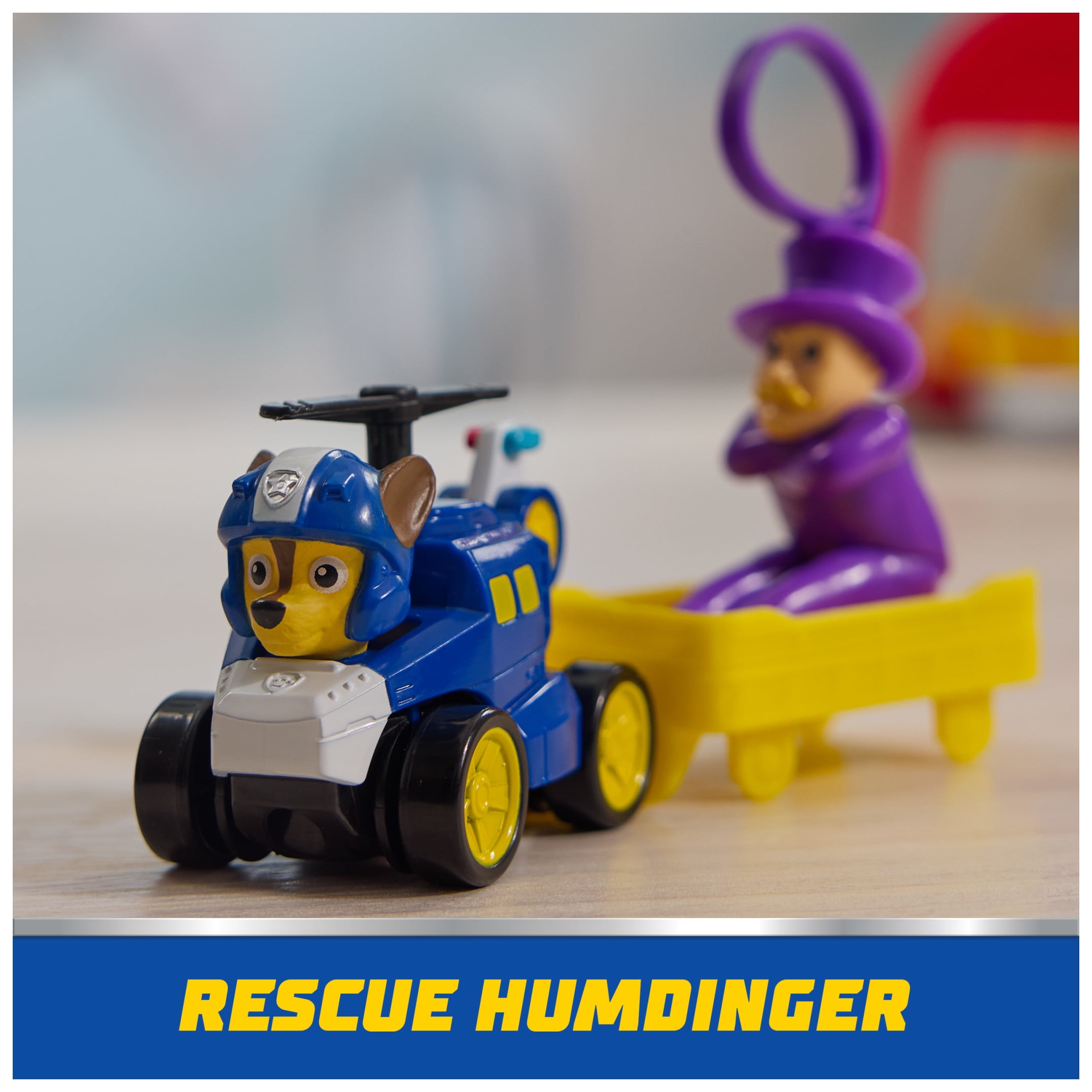 PAW Patrol: Air Rescue, Pup Squad Airport Playset with Chase, Marshall & Skye Vehicles for Kids Ages 3+