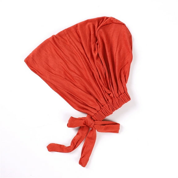 Tittly Bandanas for Women Head Scarf Cancer Wrap Head Cover Color Womens Solid Headwear Cap Hair Muslim Cap Hat Turban Heardband Fascinators Hats Head Scarf O One Size