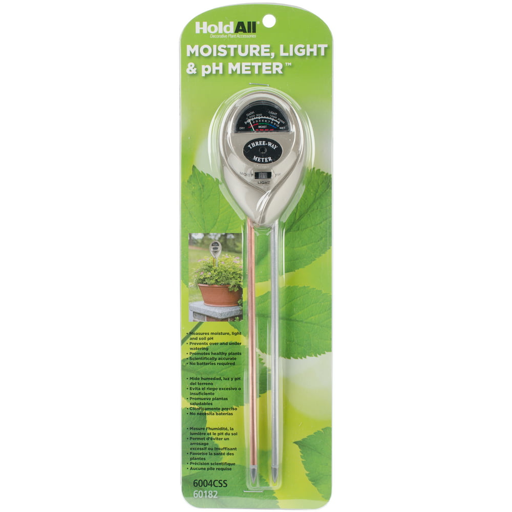 Moisture, Light & PH Meter-10" - Walmart.com - Walmart.com