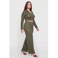 thumbnail image 2 of Women's Plus Size High Waisted Wide Leg Casual Pants with Pockets, 2 of 4