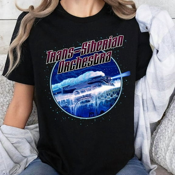 Trans-Siberian Orchestra – Train Circle Long Sleeve T-Shirt Unisex, Sizes S-5XL - Gategoo