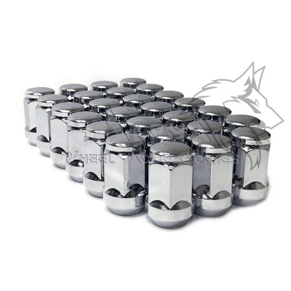 27 Chrome Bulge Acorn Lug Nuts 12x1.5 Fits Toyota 4Runner Tundra FJ Tacoma