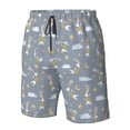 thumbnail image 4 of Fuzoiu Sleep Rabbit Print Men's Beach Shorts,Men's Swim Trunks,Quick Dry Board Shorts with Pockets,Men's Bathing Suits for Surfing, Running, and Casual Wear-XX-Large, 4 of 6