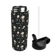 thumbnail image 2 of KLL cute Skull bone Pattern 18OZ Water Bottle With Straw,Stainless Steel Sports Water Cup Flask Sports Water Cup Flask Wide Mouth Travel Thermal Mug, 2 of 8