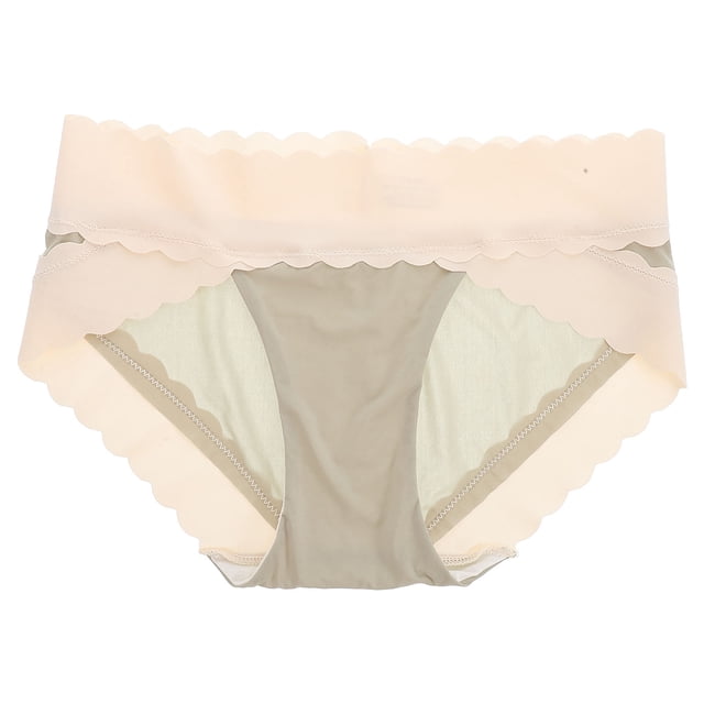 Braguitas de bikini de algodón para mujer, corte medio, cobertura total, elásticas, frescas, sin costuras, tiro medio, invisibles, color verde claro
