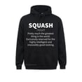 thumbnail image 2 of Sudadera con capucha de manga larga para mujer, regalo divertido de jugador de squash, ropa geek, 2 of 4