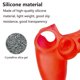 thumbnail image 2 of PS4 Controller Skin Grip Cover Case Set Protector de silicona suave Gel Goma Shell Antideslizante Thumb Stick Caps para Playstation 4 Controller Gaming Gamepad Xemadio 2033315-4, 2 of 9