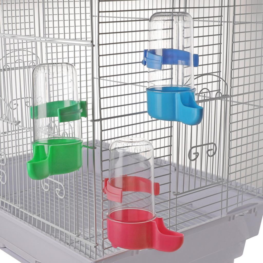 6x Automatic Birds Cage Water Food Feeder, Suitable for Small Parakeets