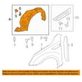thumbnail image 3 of For 12-13 Optima USA Built Front Splash Shield Inner Fender Liner LH Driver Side, 3 of 4