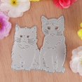 thumbnail image 1 of Plantillas de troqueles de corte de acero al carbono con forma de gatos, álbum de recortes DIY, decoración, carpeta en relieve, fabricación de tarjeta Baoblaze Troqueles de corte de acero al carbono, 1 of 8