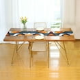 thumbnail image 3 of Yayeee Table Runner 90 inches Long Home Kitchen Dinning Party Decoration, Abstract Wavy, 3 of 7